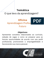 1 - Atividade Remota - Aprendizagem Profissional e Futuro