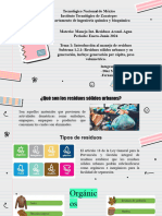 Subtema 1.2.1 Residuos Solidos Urbanos y Su Generación, Incluye Generación Per Capita, Peso Volumetrico.