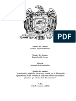 Investigación, Principales Afectaciones en La Vida Cotidiana en Los Adultos Jovenes Residentes en Jerez, Causadas Por La Delincuencia Organizada.