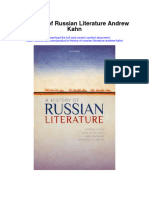 Download A History Of Russian Literature Andrew Kahn full chapter