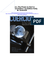 Download Coercion The Power To Hurt In International Politics 1St Edition Kelly M Greenhill full chapter