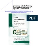 Download Learn Programming With C An Easy Step By Step Self Practice Book For Learning C 1St Edition Imran full chapter