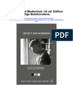 Download Beckett And Modernism 1St Ed Edition Olga Beloborodova full chapter
