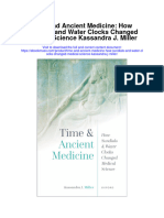 Time and Ancient Medicine How Sundials and Water Clocks Changed Medical Science Kassandra J Miller All Chapter