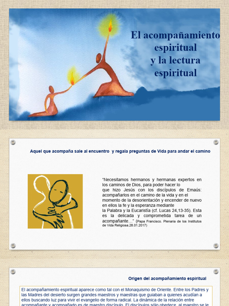 El Acompañamiento Espiritual Y La Lectura Espiritual Pdf Monje