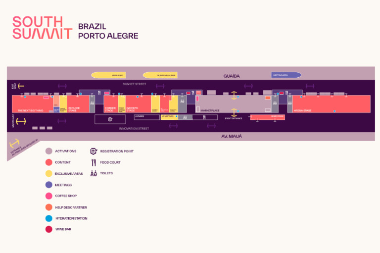 Mapa South Summit Brazil 2024 | PDF