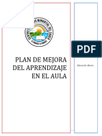 Plan de Mejora