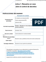 Examen (APEB2-15 - ) Práctica 1 Resuelva Un Caso Jurisprudencial Sobre El Control de Decretos Ejecutivos