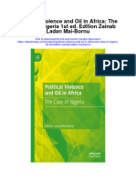 Download Political Violence And Oil In Africa The Case Of Nigeria 1St Ed Edition Zainab Ladan Mai Bornu all chapter