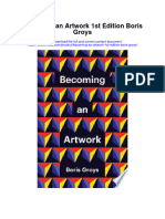 Download Becoming An Artwork 1St Edition Boris Groys full chapter