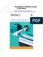 Download Test Your Vocabulary 3 Watcyn Jones Johnston full chapter