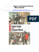 Download Teutonic Knight Vs Lithuanian Warrior Mark Galeotti full chapter