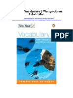 Download Test Your Vocabulary 2 Watcyn Jones Johnston full chapter