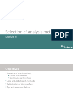 Module 3 - Selection of Analysis Methods