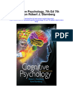 Cognitive Psychology 7Th Ed 7Th Edition Robert J Sternberg Full Chapter