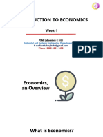 #1 Introduction to Economics - 2020