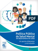 Política Pública en Salud Mental