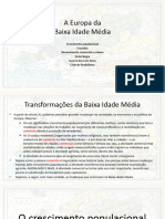 A Europa da Baixa Idade MÃ©dia 2023