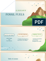 Geography Fossil Fuel Presentation