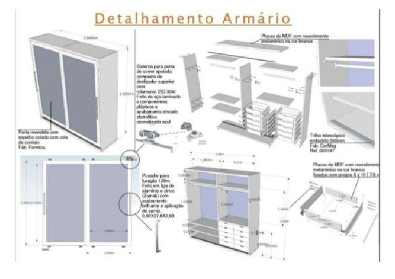 08 DETALHAMENTO DE ARMARIO 1 (1) | PDF