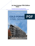 Download Cold Formed Steel Design Fifth Edition Chen full chapter