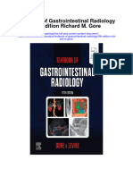 Textbook of Gastrointestinal Radiology 5Th Edition Richard M Gore Full Chapter