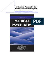Textbook of Medical Psychiatry 1St Edition Edited by Paul Summergrad Full Chapter