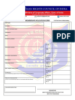 Membership Apllication Form