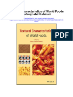 Textural Characteristics of World Foods Katsuyoshi Nishinari Full Chapter