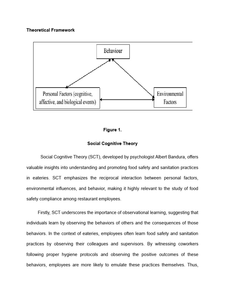 Social Cognitive Theory in Food Safety | PDF | Behavior Modification ...