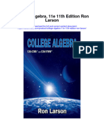 Download College Algebra 11E 11Th Edition Ron Larson full chapter