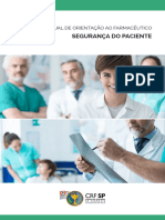 Segurança Do Paciente: Manual de Orientação Ao Farmacêutico