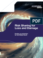 risk sharing for loss and damage