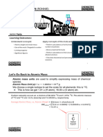 Week 2 Lectures Quantity in Chemistry Slides