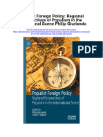Download Populist Foreign Policy Regional Perspectives Of Populism In The International Scene Philip Giurlando all chapter