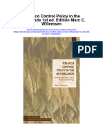 Download Tobacco Control Policy In The Netherlands 1St Ed Edition Marc C Willemsen all chapter