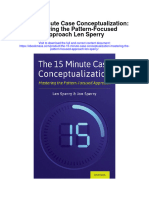 The 15 Minute Case Conceptualization Mastering The Pattern Focused Approach Len Sperry Full Chapter