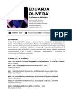 Currículo Profissional - Eduarda Oliveira.