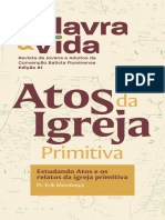 Atos Da Igreja Primitiva - Palavra & Vida