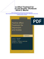 Positive Affect Treatment For Depression and Anxiety Workbook Alicia E Meuret All Chapter