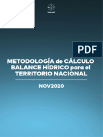 Metodologia Balance Hidrico INUMET