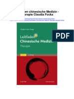 Download Leitfaden Chinesische Medizin Therapie Claudia Focks full chapter