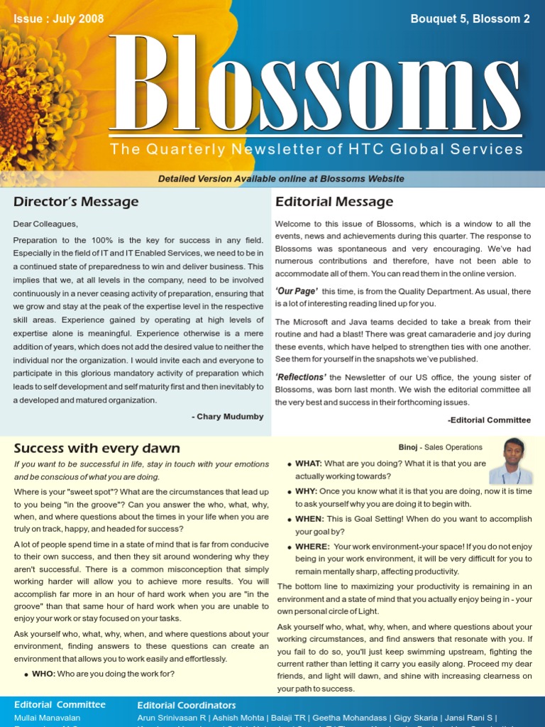 Newsletter July2008 | PDF | Itil | It Service Management