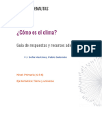 Como es el clima - Guía de respuestas y recursos