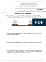 Velocidade e Aceleração