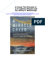 A Miracle Creed The Principle of Optimality in Leibnizs Physics and Philosophy Jeffrey K Mcdonough Full Chapter