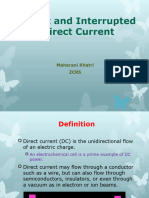 Direct current