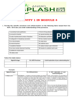 Activity 1 in Module 4