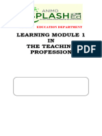 Module 1 - The Teaching Profession