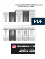 Calculadora Mercado Livre Alunos